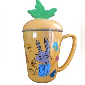 NWT Zootopia Judy Hopps Coffee Mug with Lid from Disney Parks